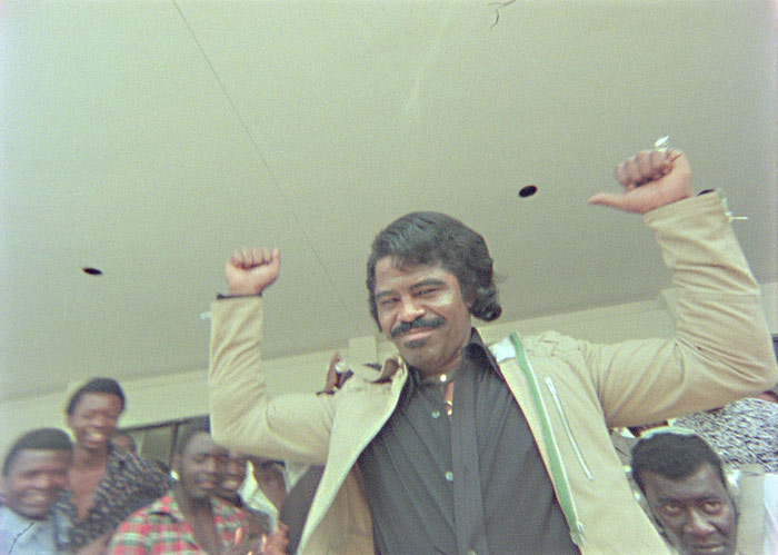 Mr. Brown goes to Africa.