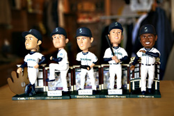 Corley's Mariner bobbleheads.