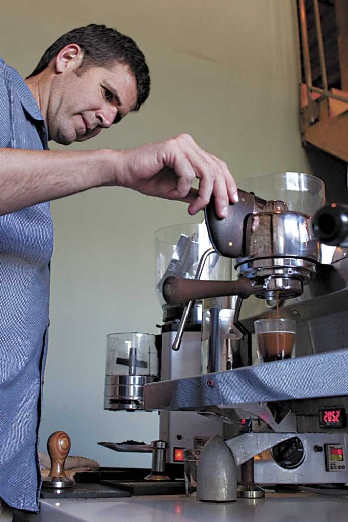 Perkunders machine puts more power in the hands of baristas.