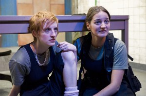 In Artifacts, Valitchka (left) cant keep Clarks imagination in line.