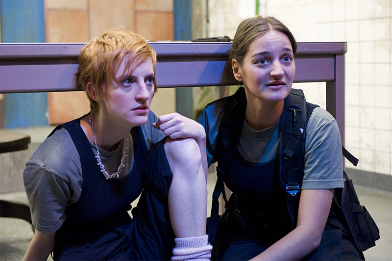 In Artifacts, Valitchka (left) cant keep Clarks imagination in line.