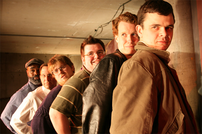 Monty-ites (l-r): Butch Stevenson, Mark Abel, Austin Garrison, Evan Woltz, Jon Lutyens, and Josh Whitling.