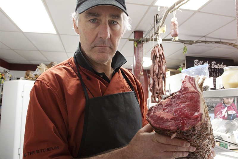 William Von Schneidau doesnt just cut the meat, he studies how its raised and butchered.