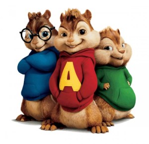 You damn chipmunks get off my lawn!