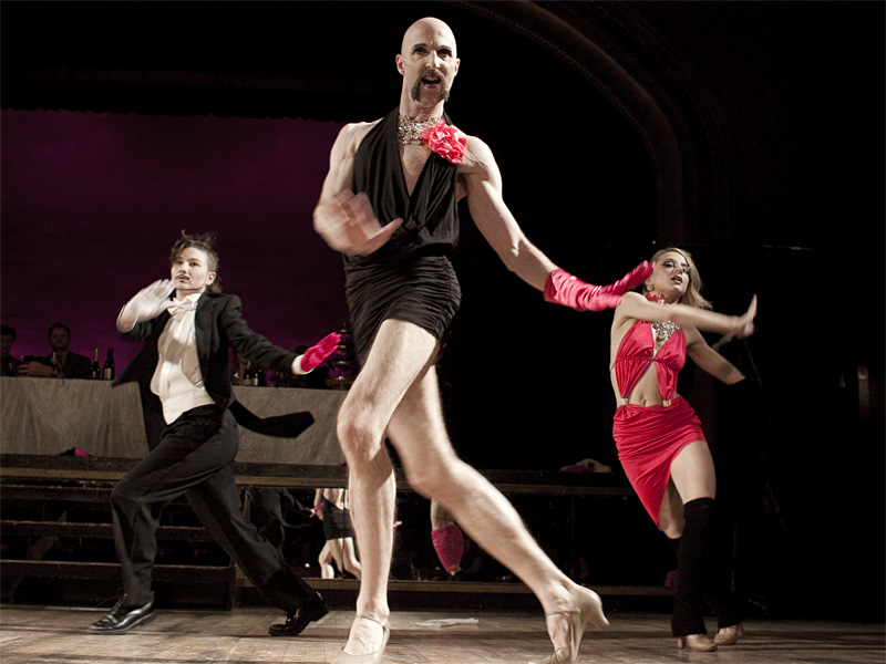 Dance Beltfeaturing (l-r) Hoover, Moon, and Ingenue takes Beyonc&eacute; and Michael Jackson seriously.
