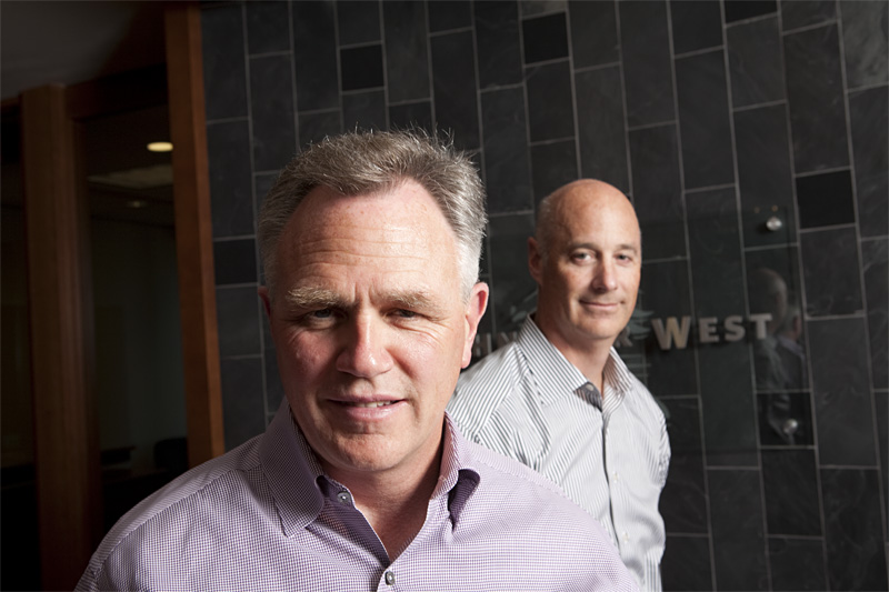 Ivanoff (left) and Woodworth remain undaunted in their commitment to luxury tenants at the Bravern.