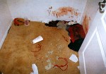 This torture closet was used to brutally abuse a Phoenix kidnapping victim whose familycould not pay his ransom. He was rescued by police after four days of being beaten, stabbed, sodomized, and burned with a blowtorch.