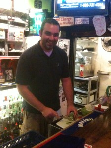 Arthur doubles as a jukebox bouncer.