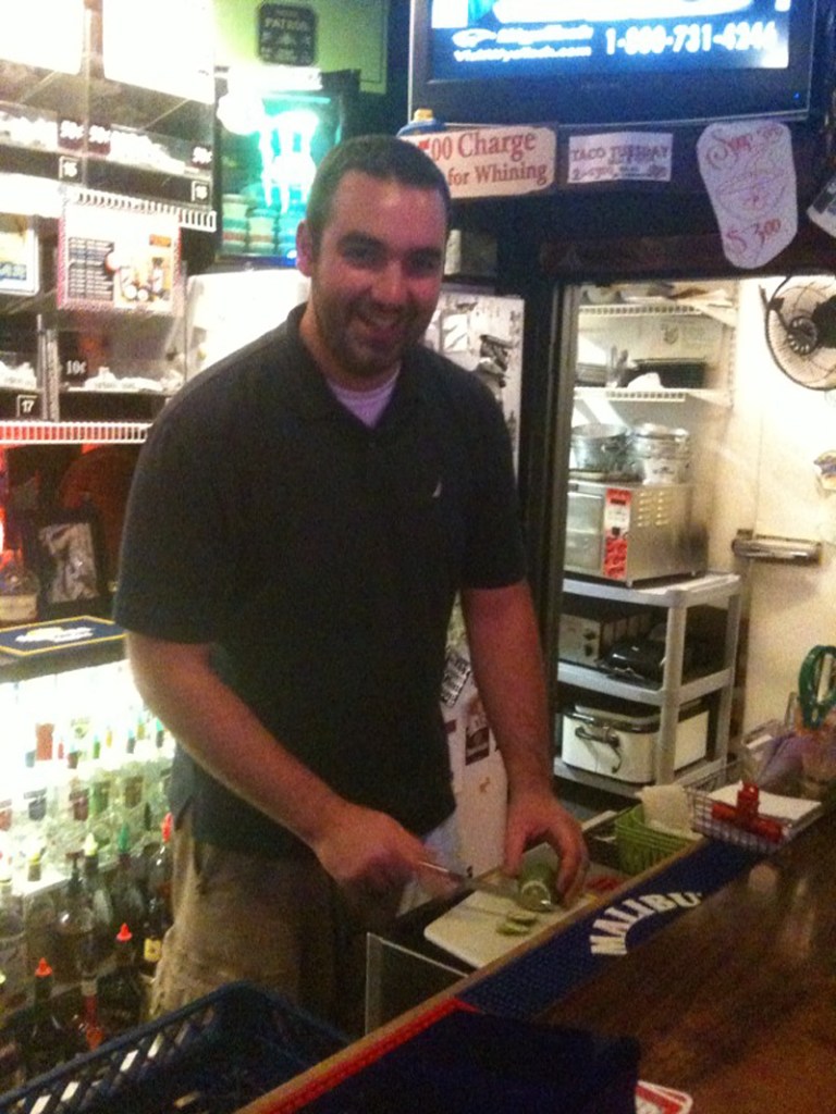 Arthur doubles as a jukebox bouncer.