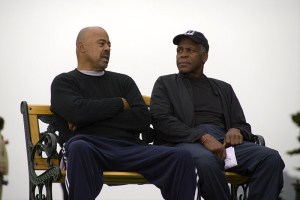 Back in San Fran, Danny Glover plays the brother and wise counsel to Guillory.