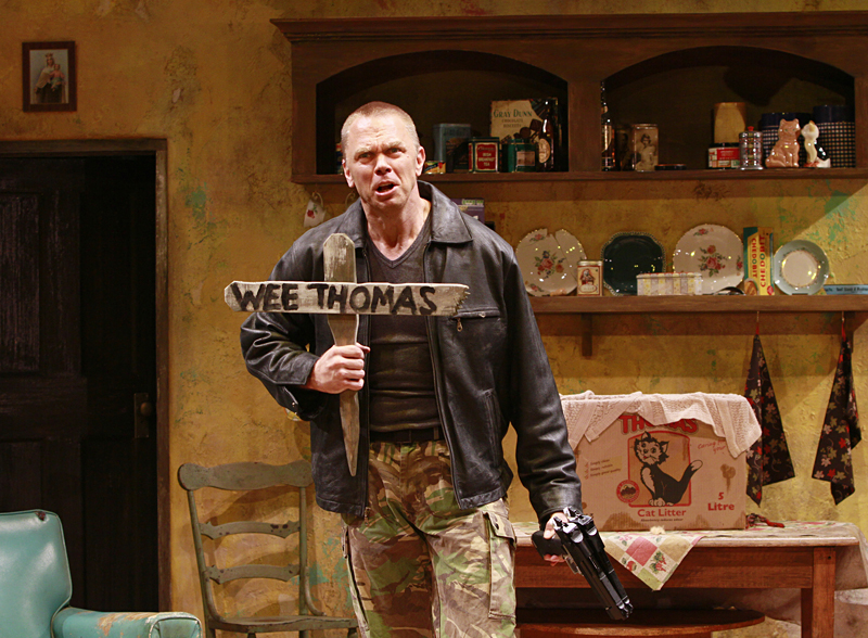 Frac&eacute; as the fierce, cat-loving Padraic.