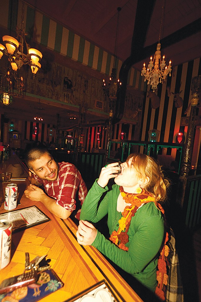 Jell-O has caught on with PBR-swilling hipsters as well, such as these Unicorn patrons.