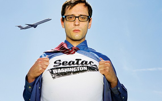 Tristan Devin doesn't need a damn phone booth.