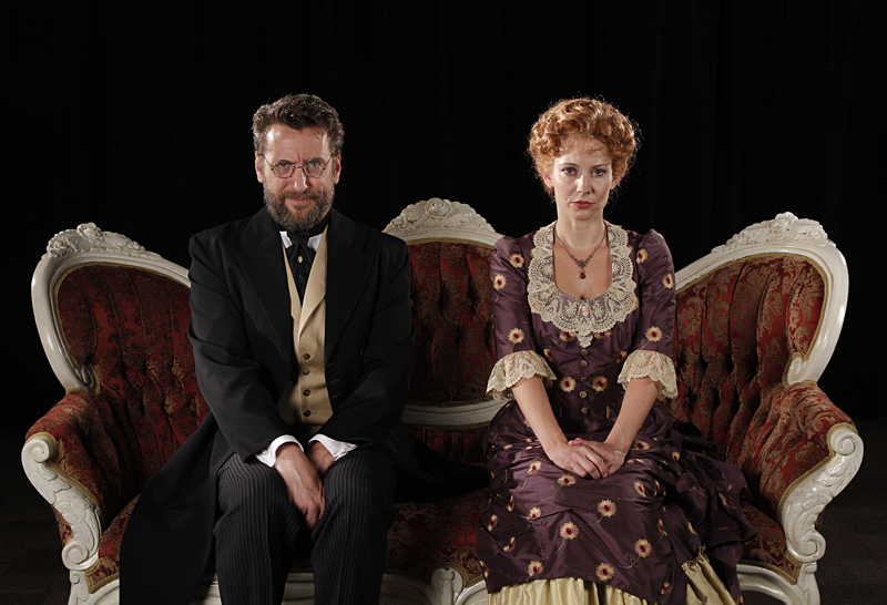 Room mates: Cummings as the doctor, Johnson as his neglected wife.