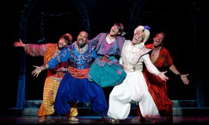 No sand in their pants: From left, Gonzales, Iglehart, Keenan-Bolger, Jacobs, and O'Neill.