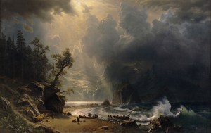 Half research, half fantasy: Bierstadt's Puget Sound.