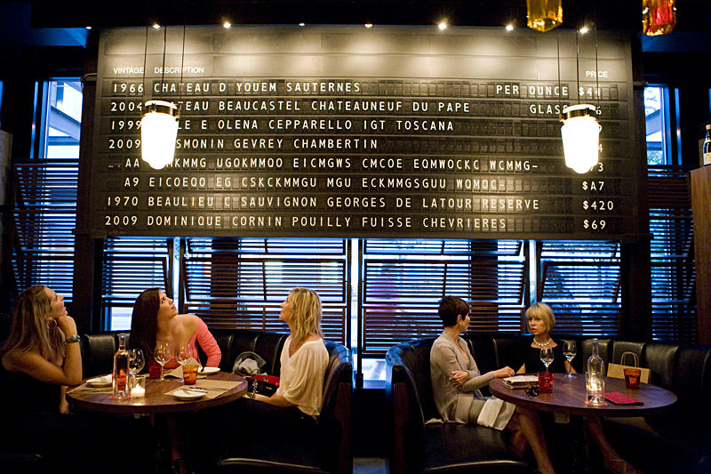 Departures and arrivals are quaffable at RN74.