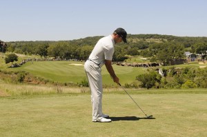 How Luke got his swing back: Black as the wandering pro.
