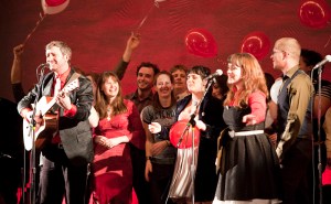 The BBC at a typically rowdy recent performance.