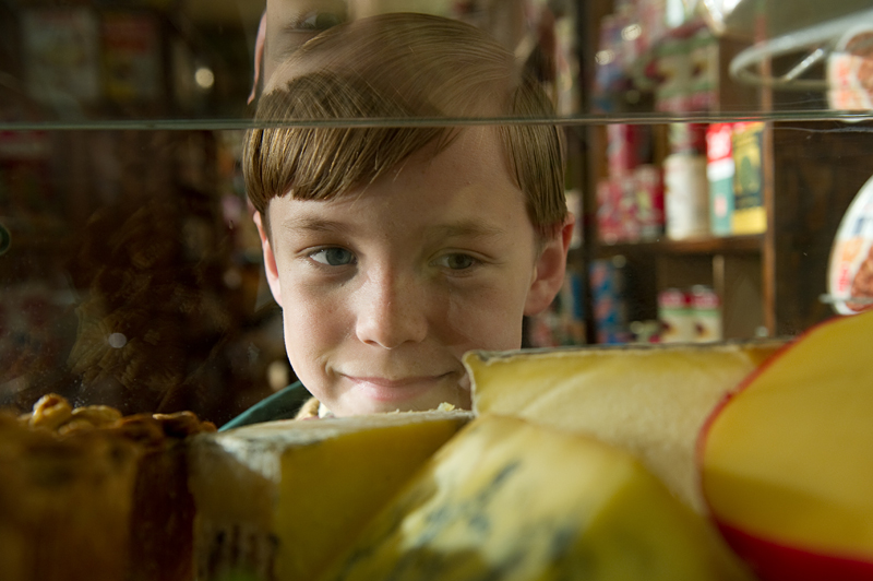 Kennedy as the future foodie Slater.