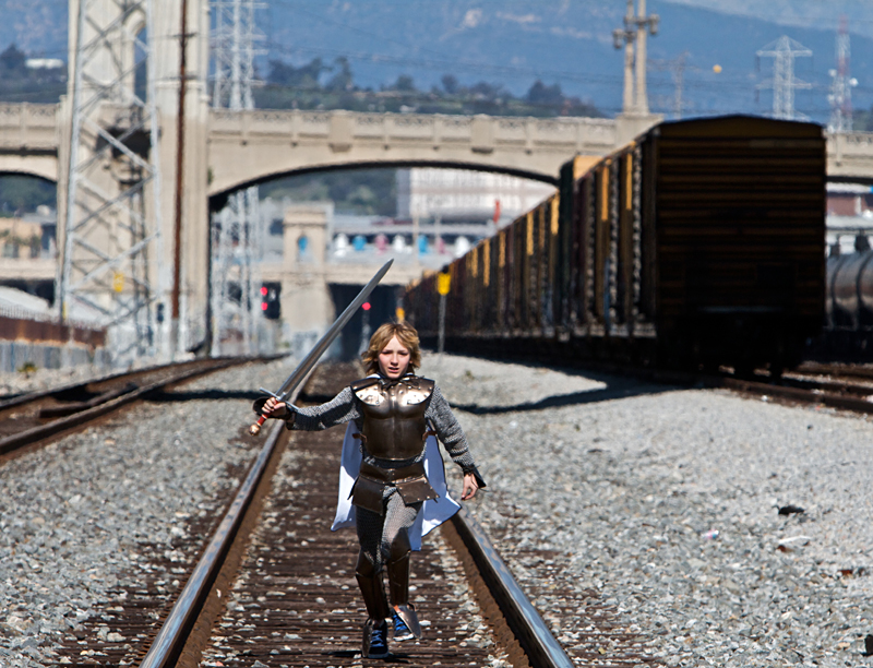 One of Campbell's mythic figures battles for . . . light rail?