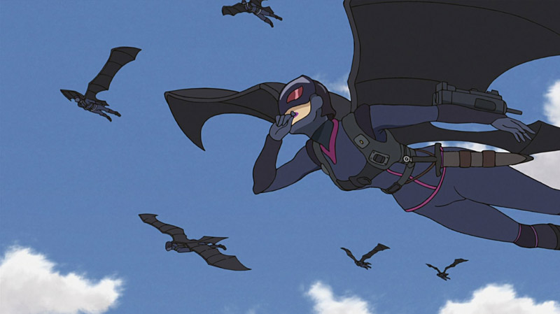 Behold the flying bat babes!