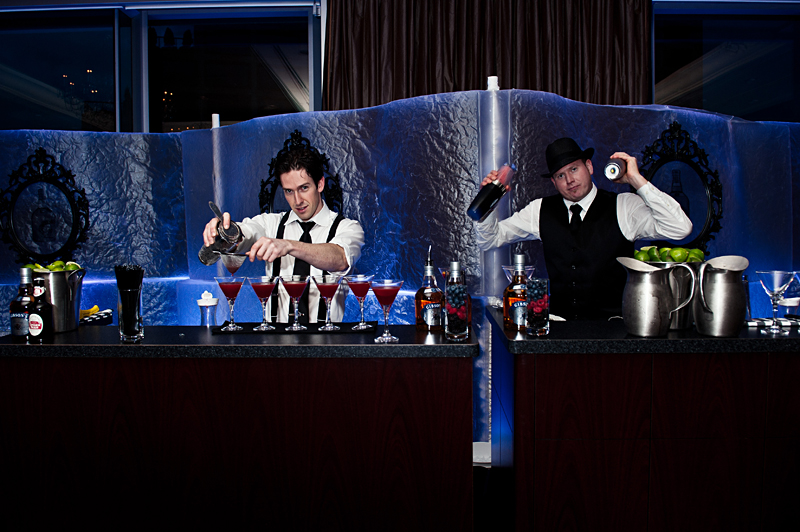 These bartenders needn't wear flair. They exude it.