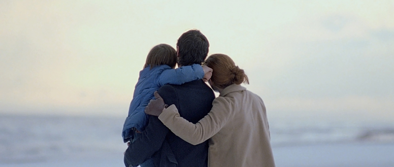 The happy family, about to be interrupted.