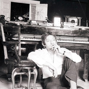Gainsbourg in a typically dissolute state.
