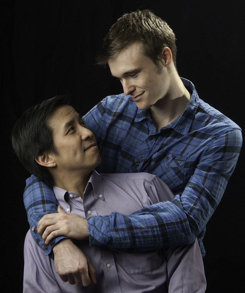 Don't date him! He's evil! Hsieh (left) as Ming, with Cushman as Robert.