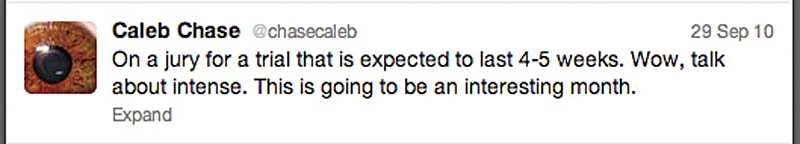 Michiel Oakes' Twitter Defense