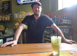 This man lets you drink in a library.