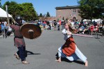 Viking swordplay at last year&rsquo;s Viking Days.