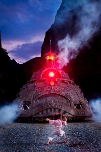 Angelababy versus the "house-eating monster."