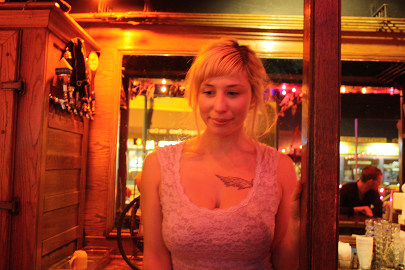 This woman sells no petunias.