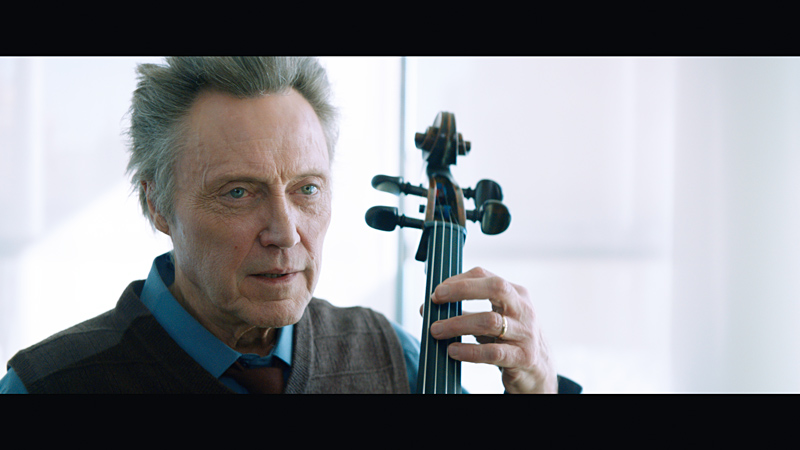 Walken as afflicted cellist.