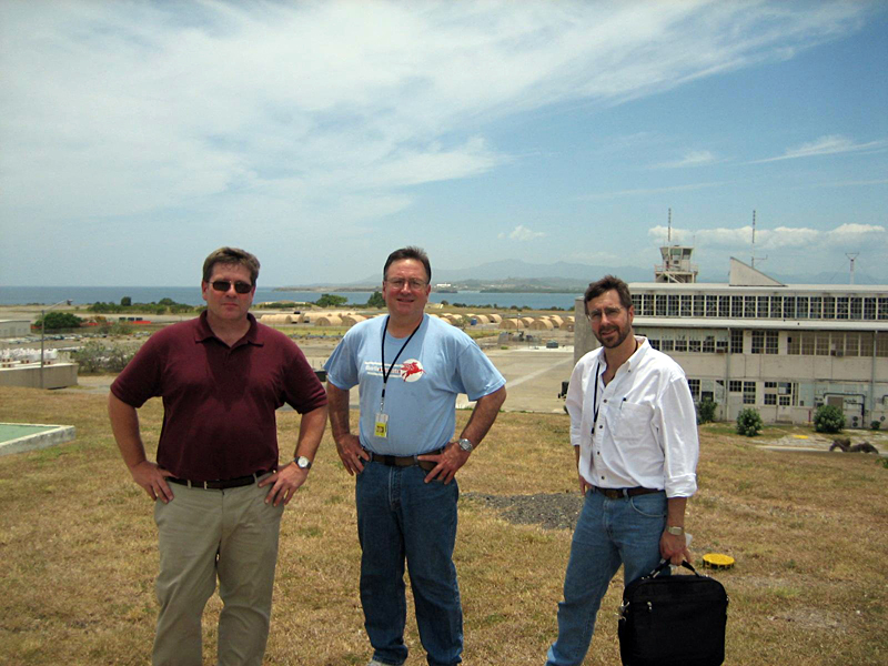 (Left to right:) Swift, Schneider, and McMillan were an unlikely trio of lawyers for an accused terrorist.