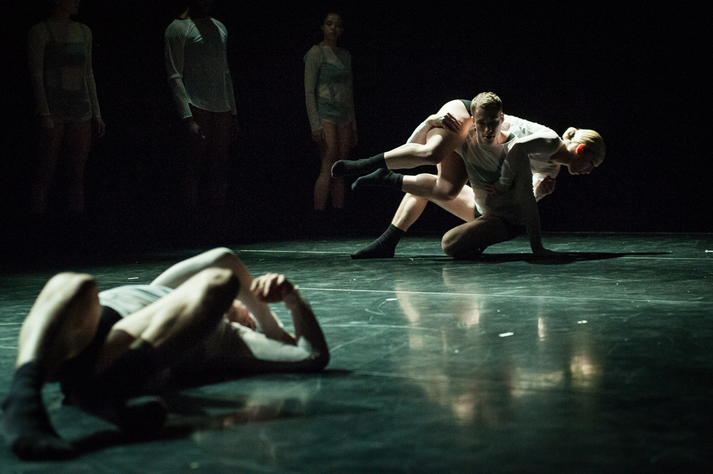 Spectrum dancers perform Wevers' Back, Sack and Crack.
