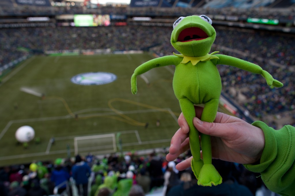 It was a day before St. Patty's Day, but the green was