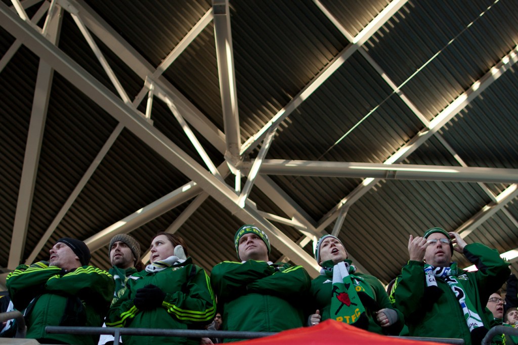 It was a day before St. Patty's Day, but the green was