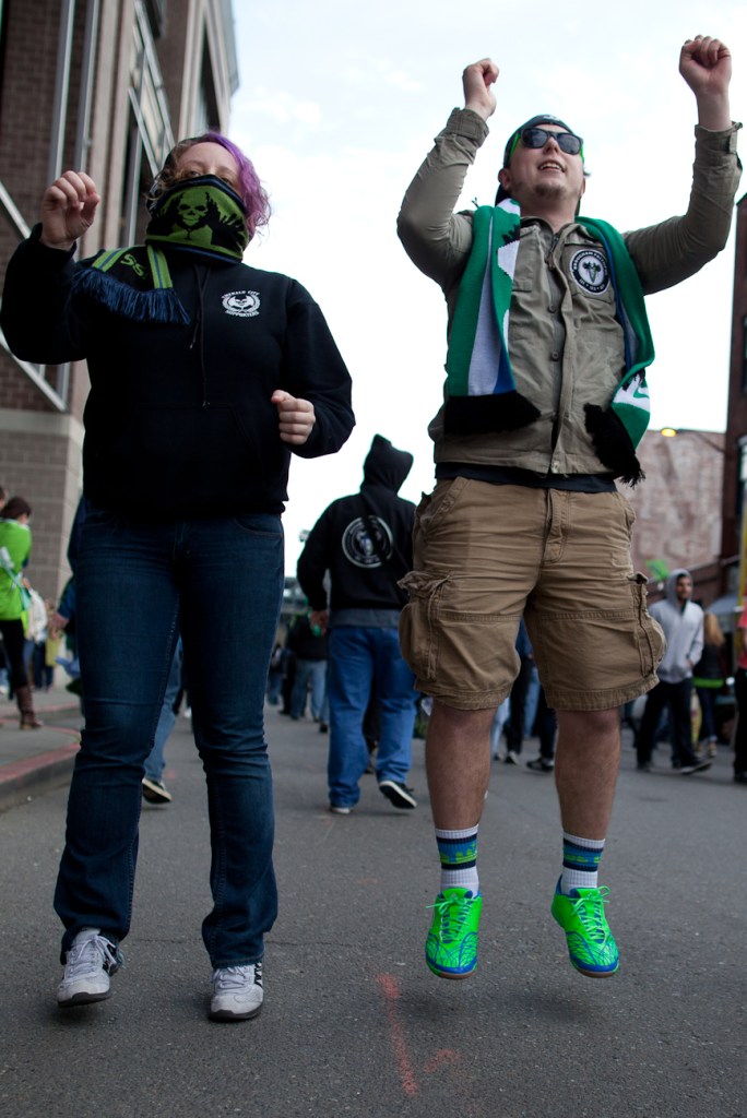 It was a day before St. Patty's Day, but the green was