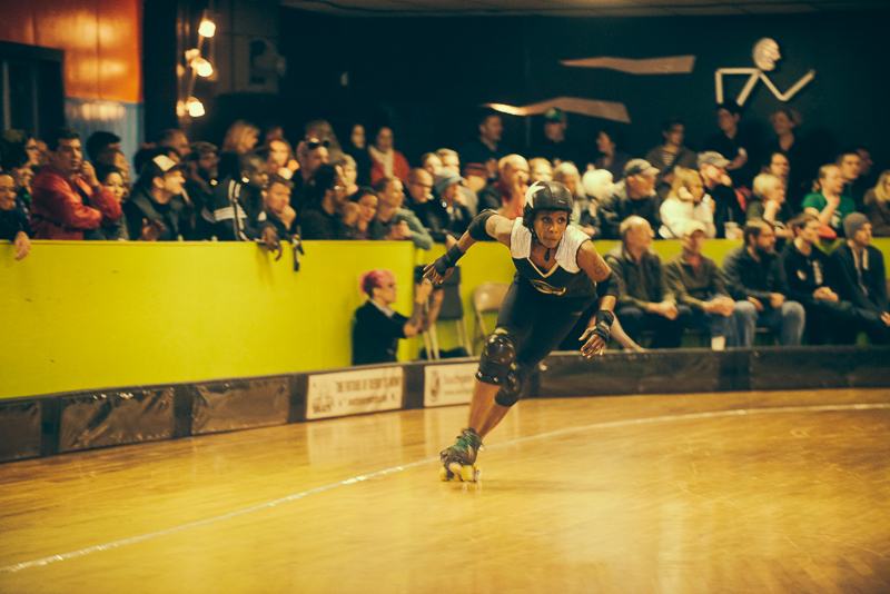 The rollergirls held their latest bout in White Center Saturday. Photographer Stephen