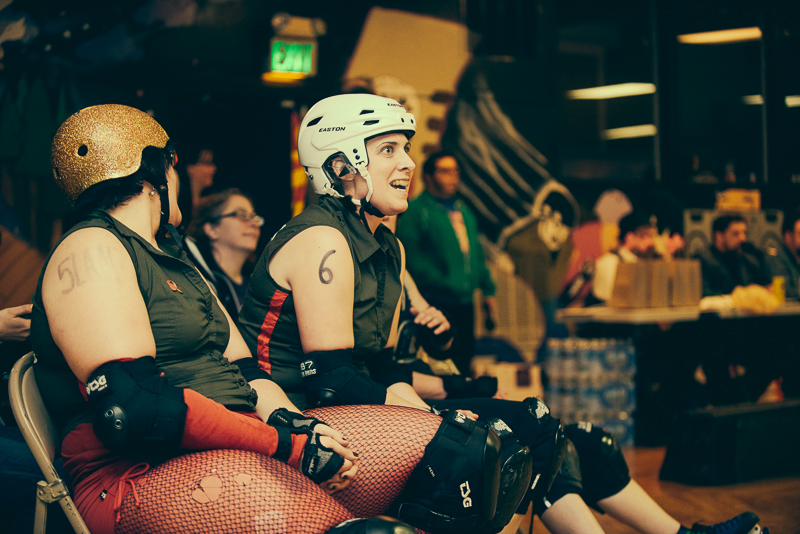 The rollergirls held their latest bout in White Center Saturday. Photographer Stephen