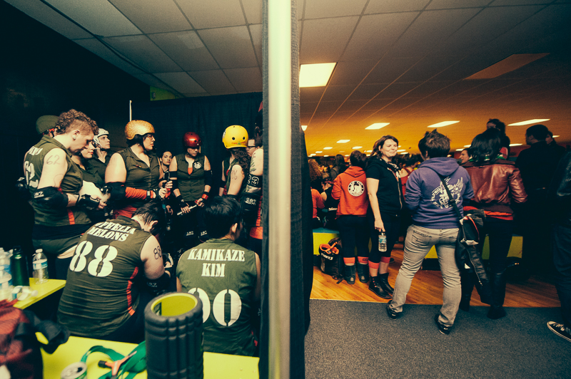 The rollergirls held their latest bout in White Center Saturday. Photographer Stephen