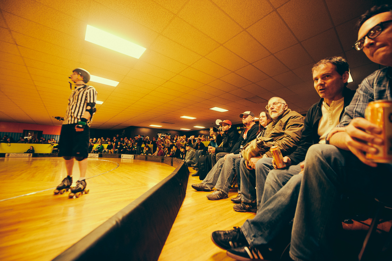 The rollergirls held their latest bout in White Center Saturday. Photographer Stephen
