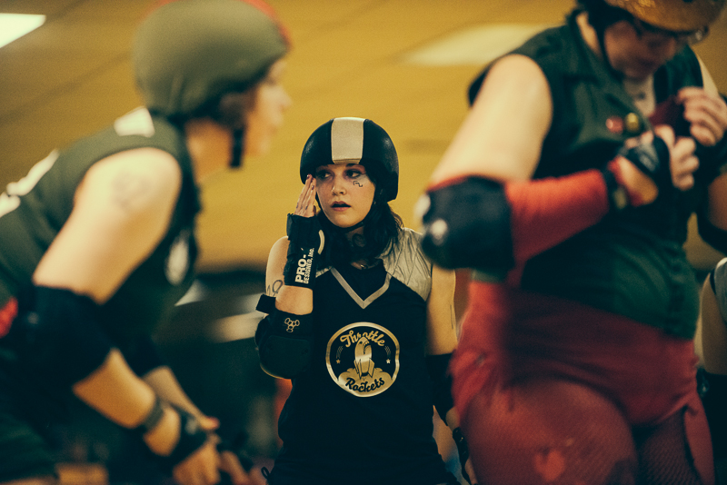 The rollergirls held their latest bout in White Center Saturday. Photographer Stephen