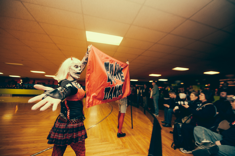 The rollergirls held their latest bout in White Center Saturday. Photographer Stephen