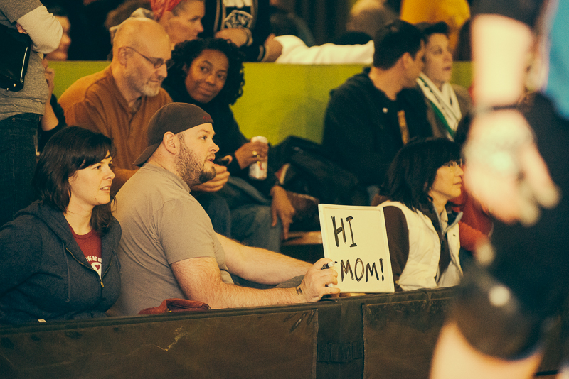 The rollergirls held their latest bout in White Center Saturday. Photographer Stephen