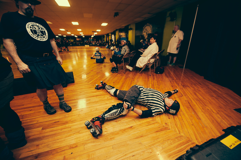 The rollergirls held their latest bout in White Center Saturday. Photographer Stephen