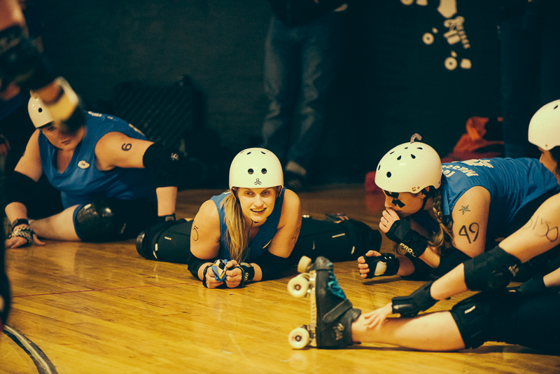 The rollergirls held their latest bout in White Center Saturday. Photographer Stephen
